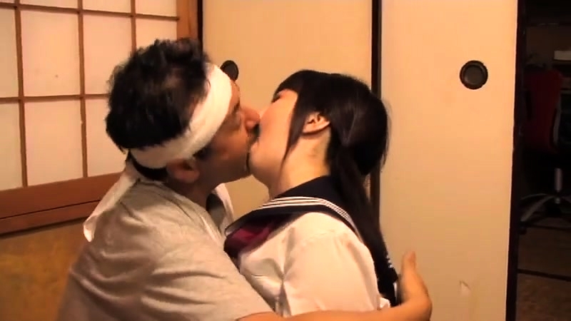 Japanese Kissing Man - Adorable Japanese Teen Has An Older Man Banging Her Cunt ...